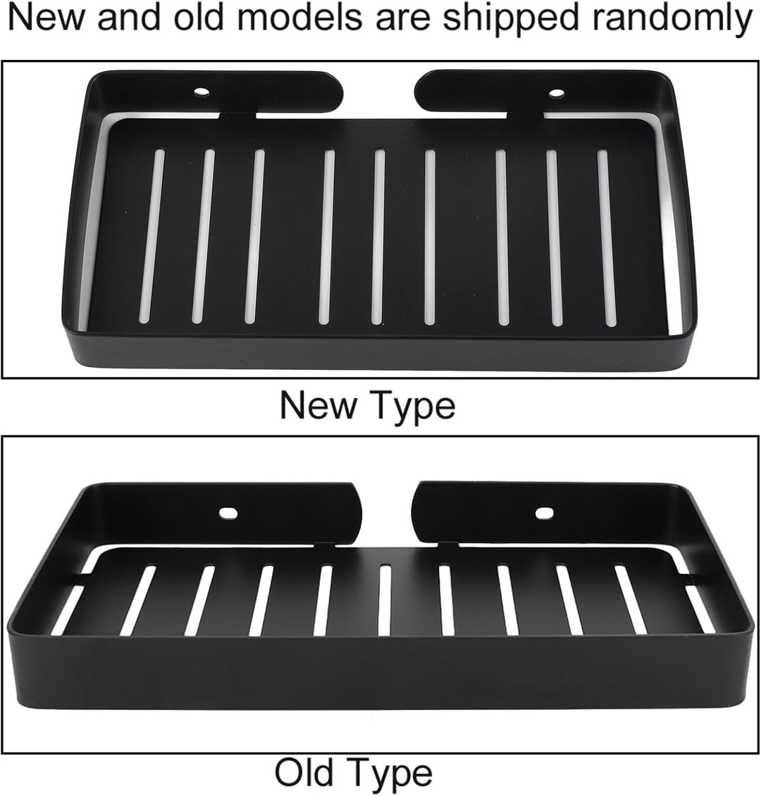 Bad-Regal-Lagerung, Wandhalterung Edelstahl Halter Abflussregal Regal, Combo Organizer Korb für Bad