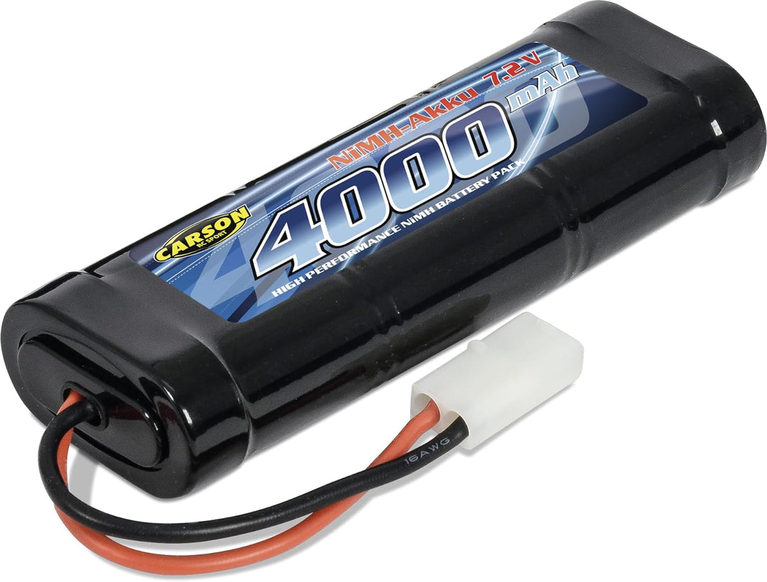 Carson 500607013 Expert Charger NiMH Compact 4A Lade Set - Einstellbare Ladegeschwindigkeit, Leistun