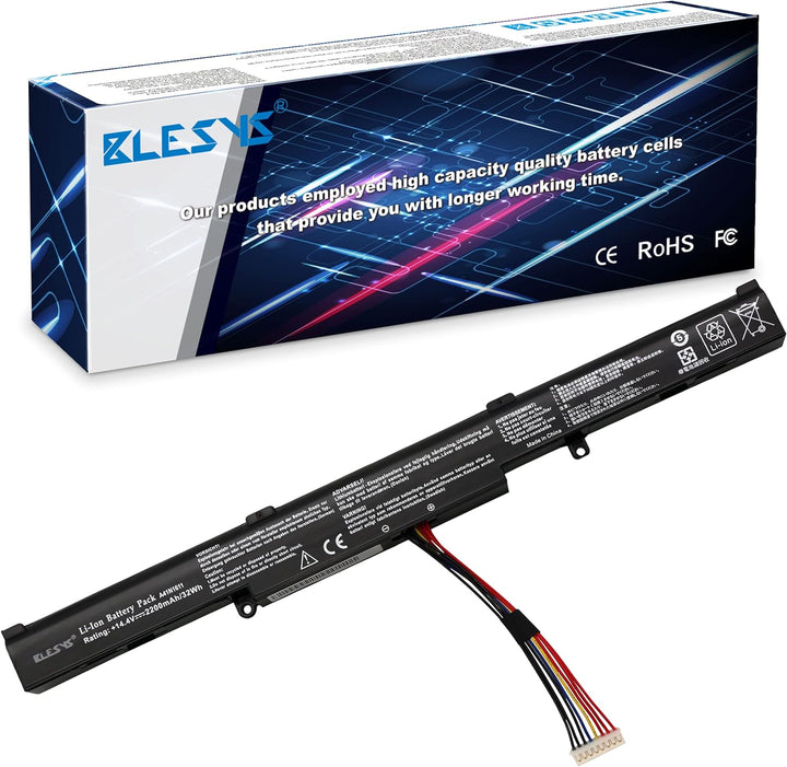 BLESYS A41N1611 A41LK5H A41LP4Q Laptop Akku fĂŒr ASUS ROG Strix GL553V GL553VD GL553VE GL553VW GL742V