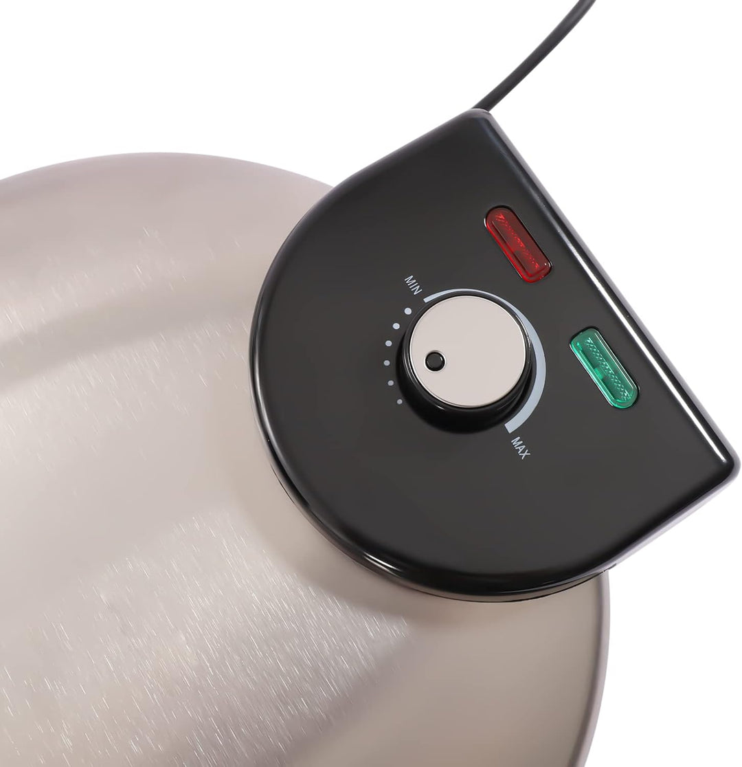 BJTDLLX Tortilla Presse Chapati Maker Roti Maker Elektrische Edelstahl Antihaft Crêpes Maker Multifu