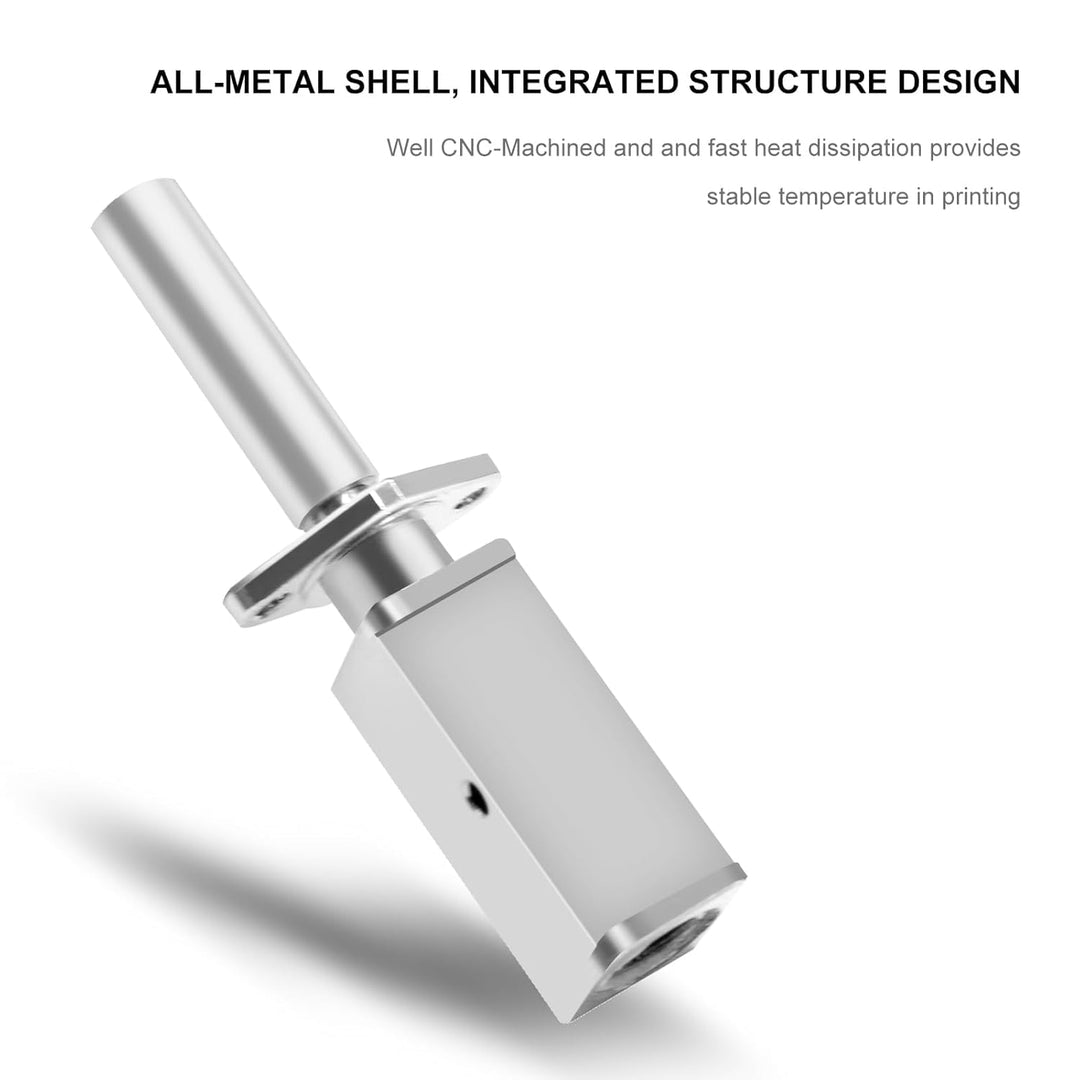 IMETRX Updated Bambu Lab X1/ P1P Hotend High Temp 500℃ with Extra Hardened Steel Nozzle 1PCS for Bam