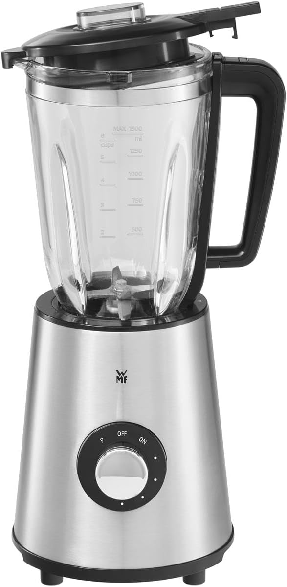 WMF Kult X Standmixer Glasbehälter 1,5l, Ice-Crush, 20.000 U/min, Mixer Smoothie Maker Glas, Blender