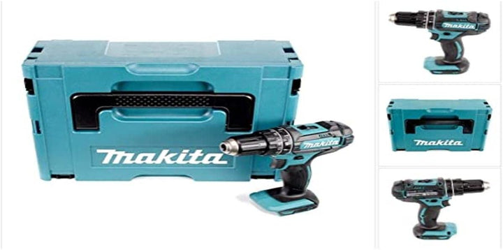 Makita DHP 482 ZJ Akku Schlagbohrschrauber 18V 62Nm im Makpac ohne Akku/Ladegerät DHP482ZJ