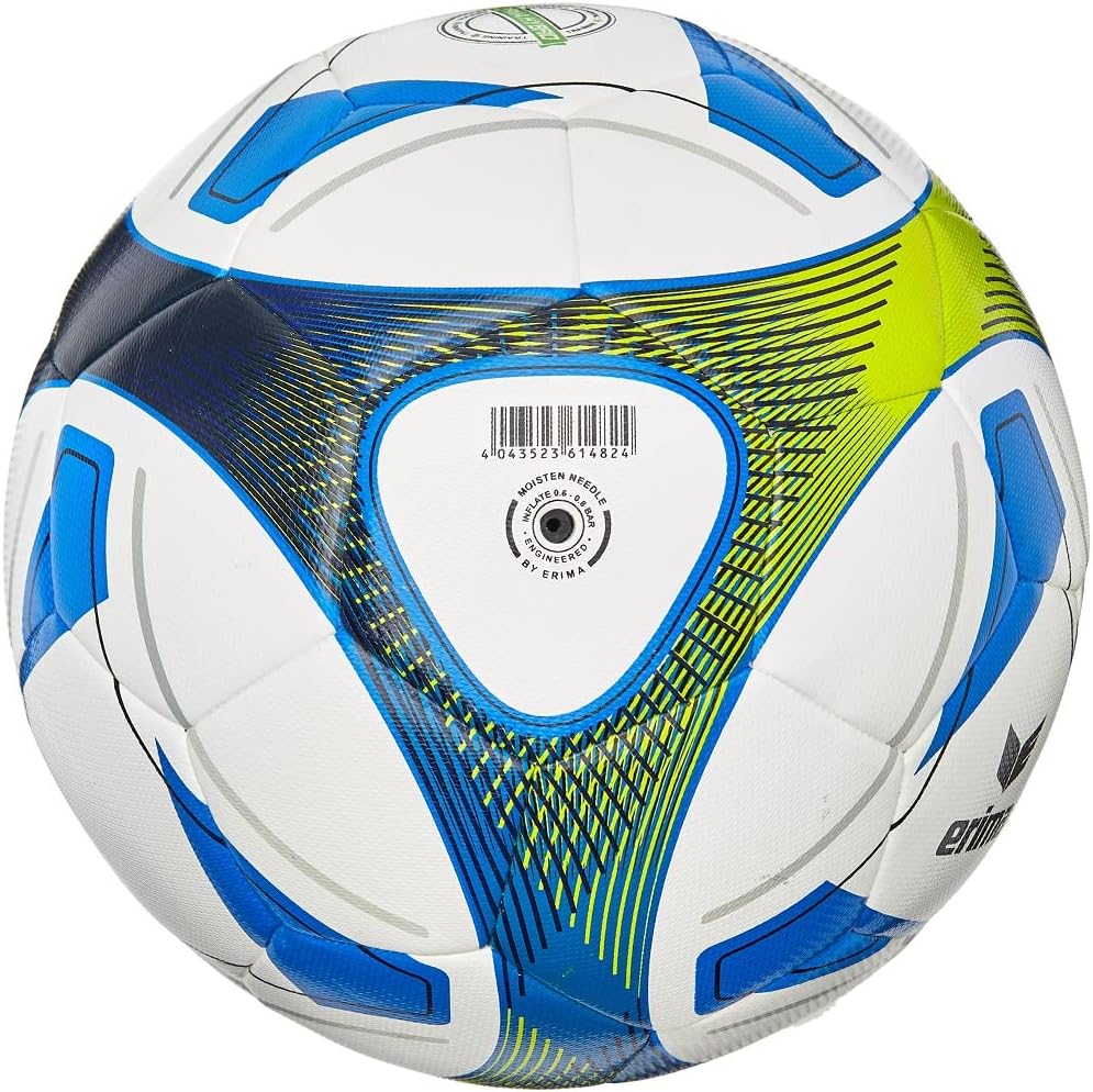 Erima Unisex – Erwachsene Hybrid Training Fussball 5 royal/lime, 5 royal/lime