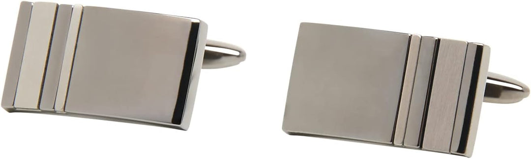 Eterna 138/00 Herren Manschettenknöpfe Metall Silber