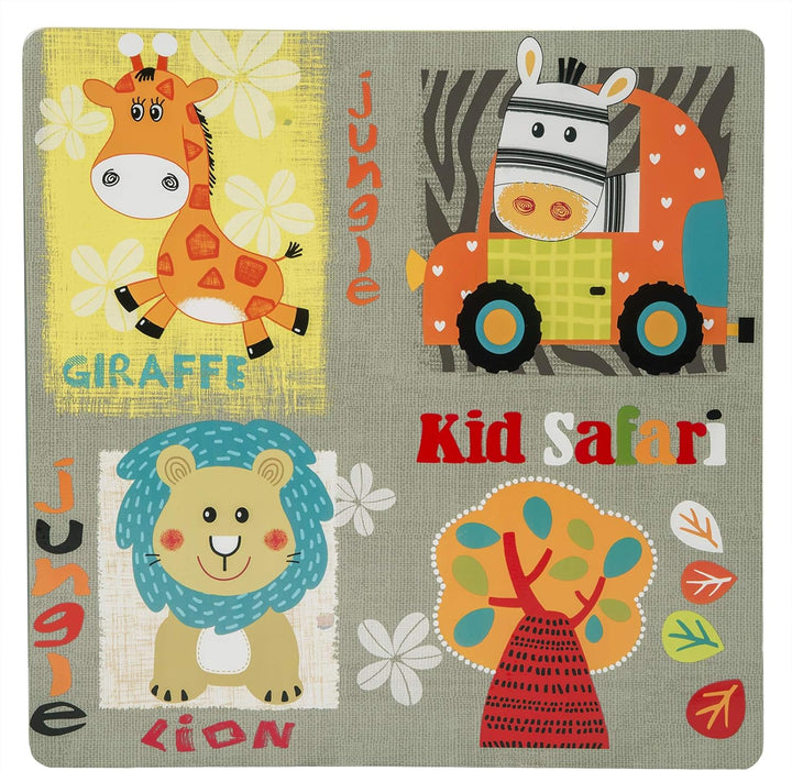 WOLTU Kindertisch mit 2 Stühle, Tisch und Stuhl Sets, Massivholz Beinen, abgerundete Ecken, Sitzgrup