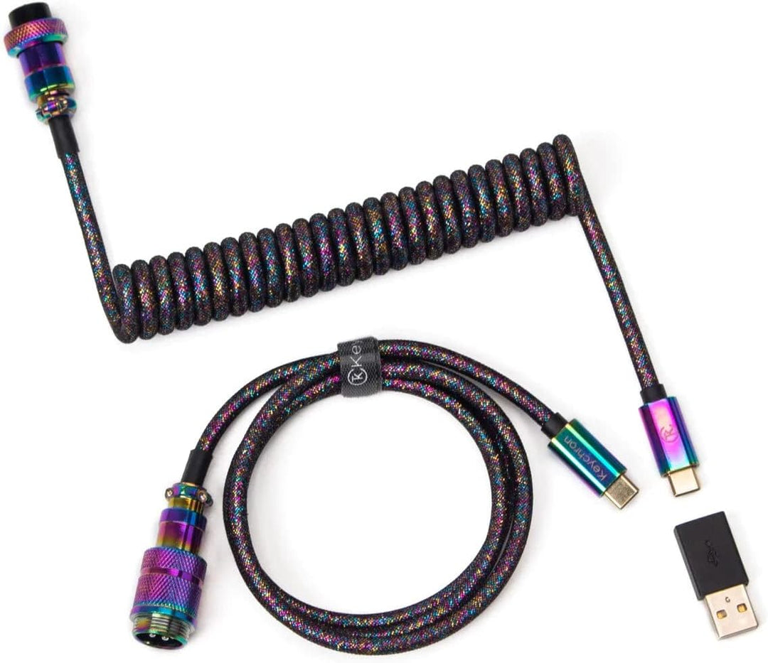 Key RB Premium Coiled Cable Black Cab-5