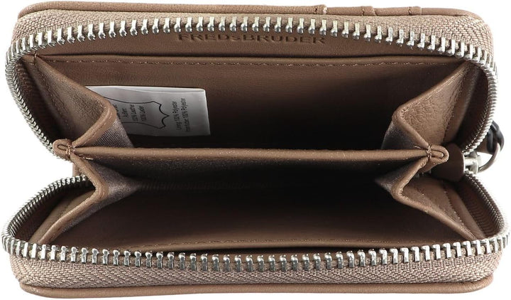 FREDsBRUDER Coin Nugget Geldbörse Leder 11 cm