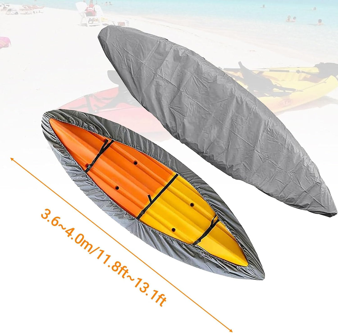 Opaltool 420D Verdickte Kajak-Kanu-Abdeckung, wasserdicht, langlebig, Kanu-Aufbewahrung, Staubschutz