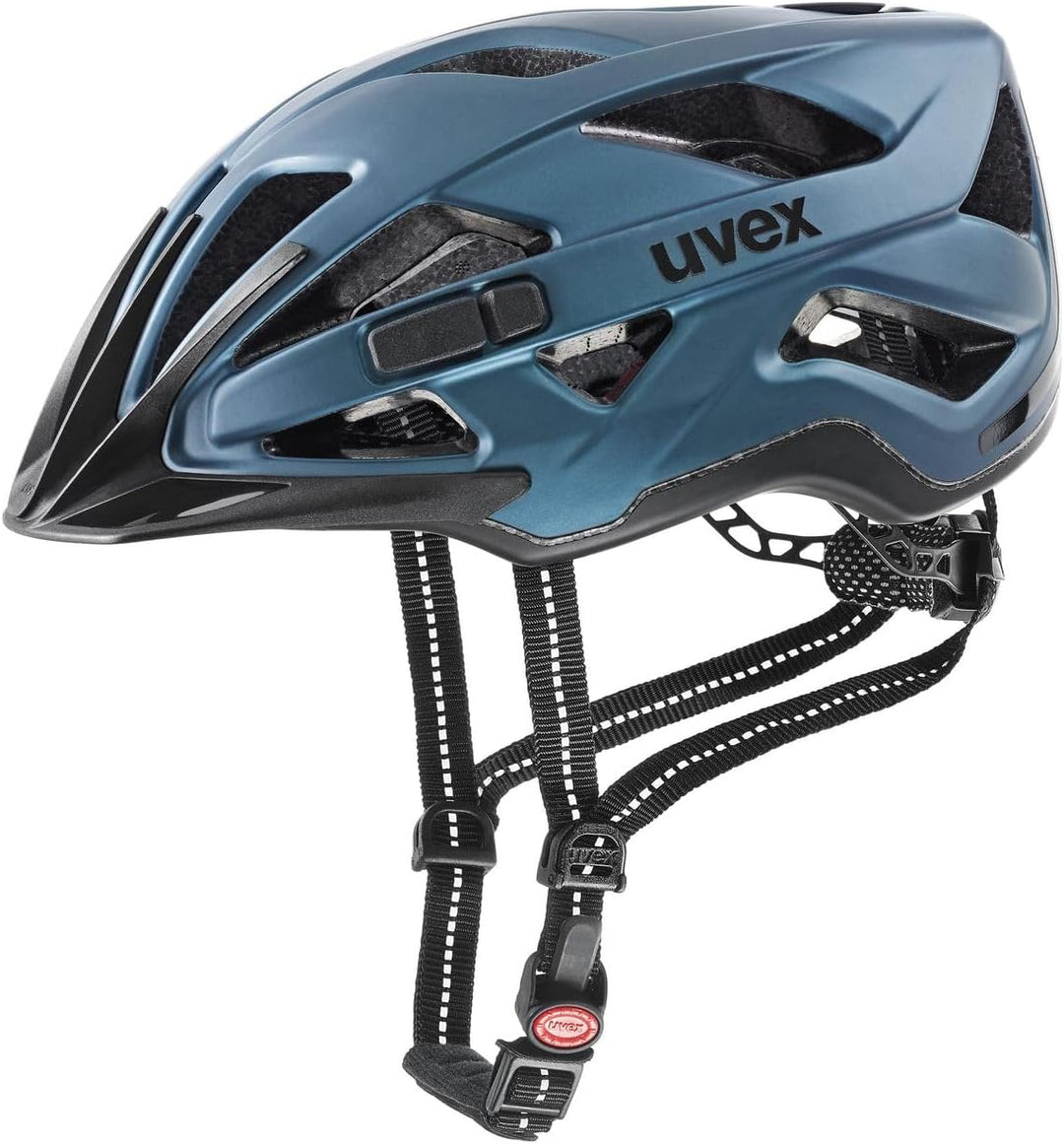 uvex Unisex – Erwachsene, city active Fahrradhelm 56-60 cm underwater mat, 56-60 cm underwater mat