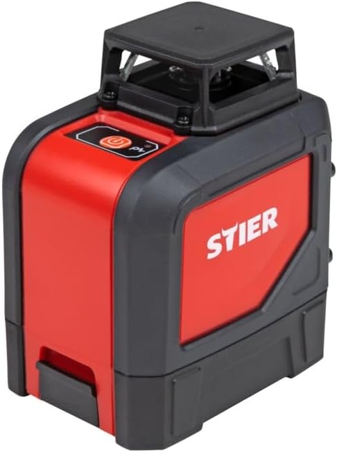 STIER Kreuzlinienlaser 360° x 120°, grün 520nm, Kreuzlaser grün, Linienlaser, Baulaser mit präziser