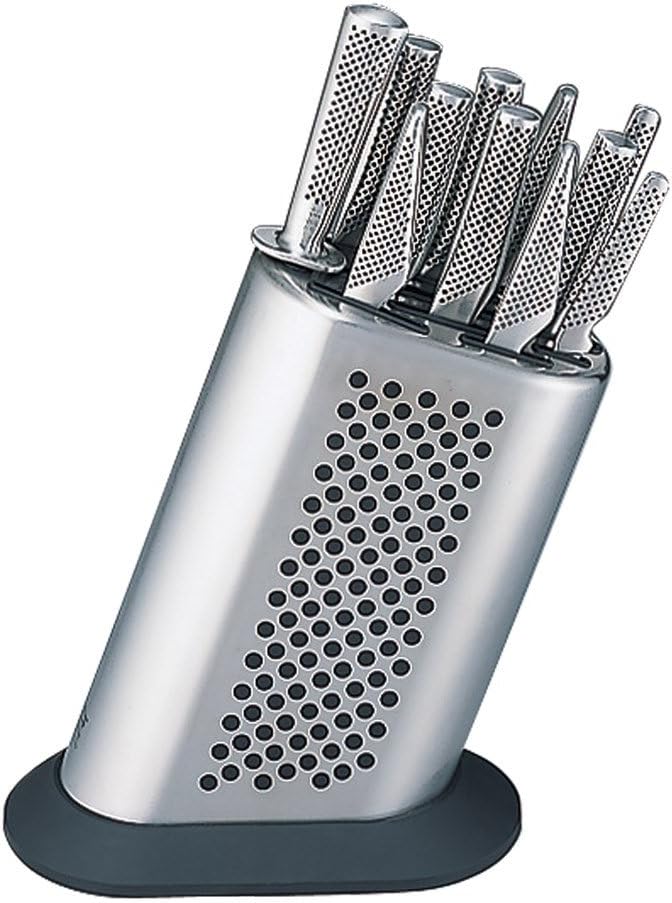 Global Messerset G-888KB/BD - Messerblock mit 8 Global Messern - G-2, G-3, G-5, G-9, G-21, GS-1, GS-