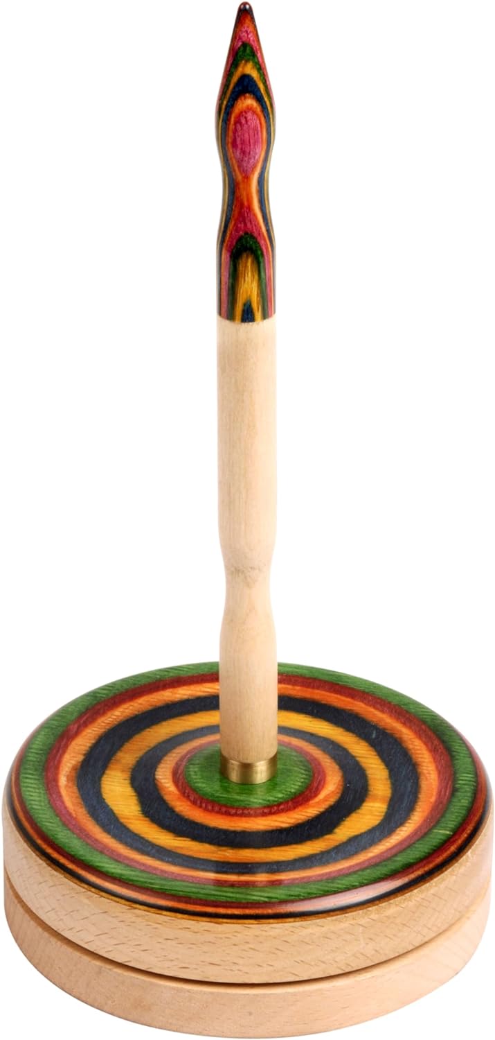 KnitPro K35003 Garn und Spender, holz, Mehrfarbig, 30 x 35 x 30 cm Single, Single