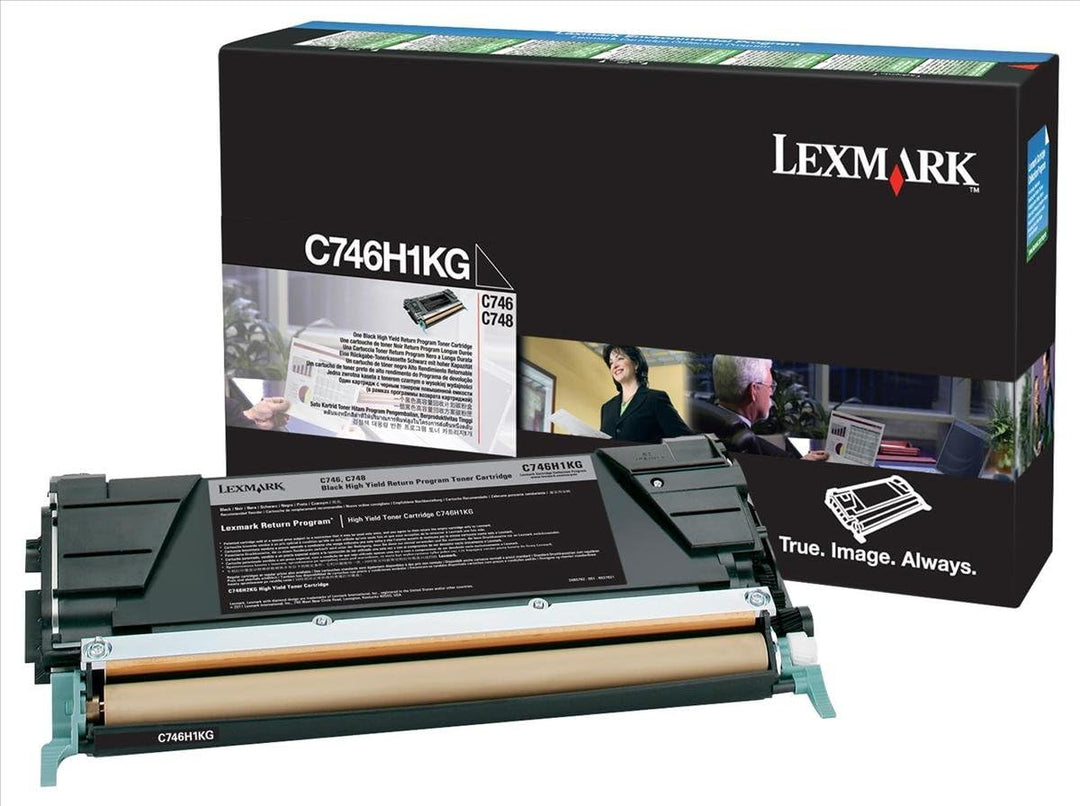 Lexmark C746H1KG High Capacity Toner Cartridge für C746/C748, schwarz