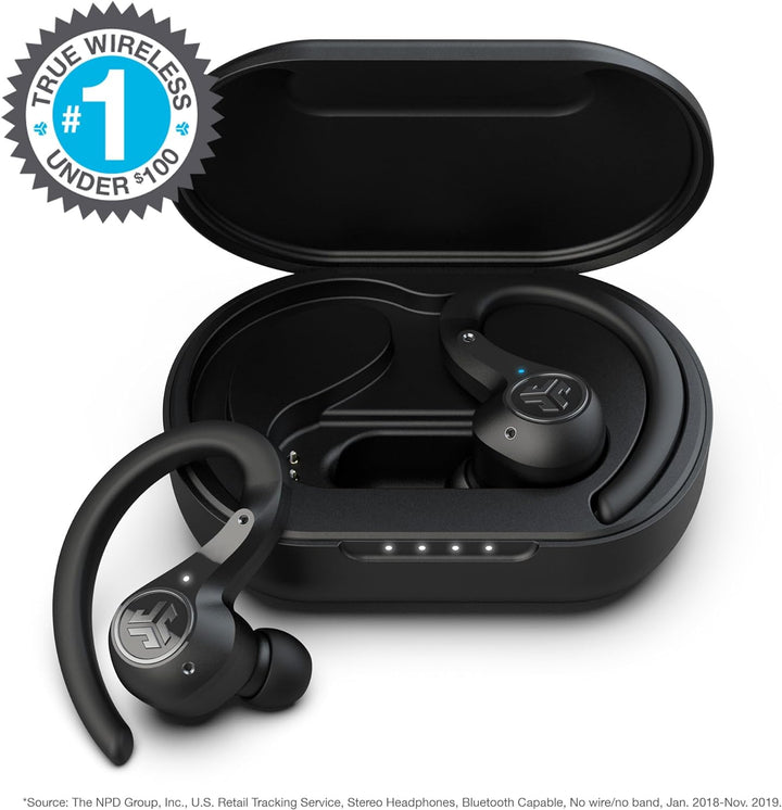 JLab Epic Air Sport ANC Bluetooth Kopfhörer Sport, In Ear Kopfhörer Kabellos mit Bügel - 70+ Std. No