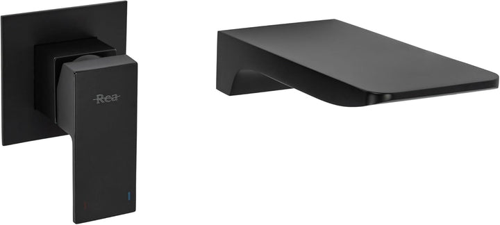 Rea Waschtischarmatur MASON BLACK Wasserhahn Bad Badarmatur aus Messing Armatur für Waschbecken und