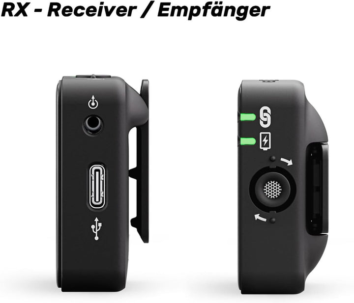 Rode Wireless ME Drahtlos Mikrofon-System + Interview GO Handadapter + keepdrum Windschutz WiME + In