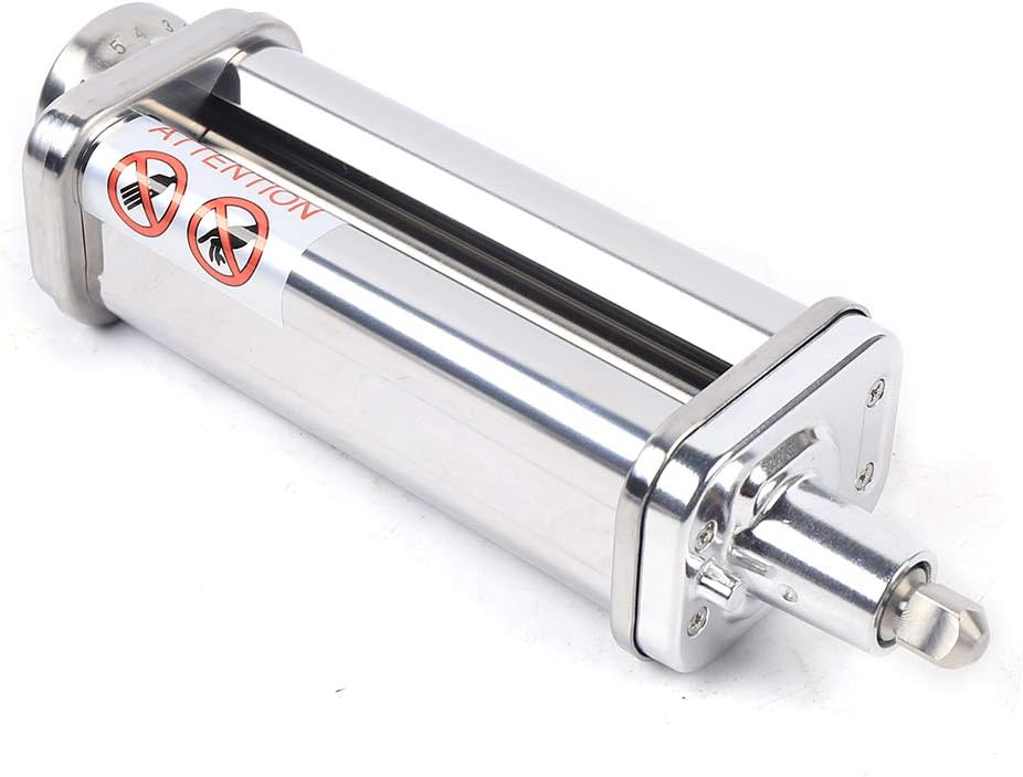 Begoniape Nudelaufsatz für Kitchenaid, Nudelmaschine Küchenmaschine mit Blattschneider Edelstahl Nud