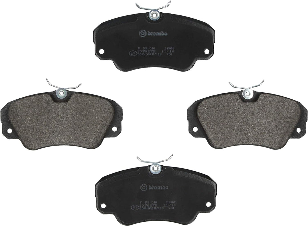 Brembo P 59 016 Bremsbelagsatz, Scheibenbremse - (4-teilig)