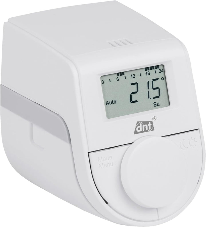 DNT 5er-Set Heizkörperthermostat ThermoTune, Stand-Alone, ca. 4 Jahre Batterielaufzeit, 5er-Set
