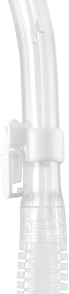 Cressi Premium Trockenschnorchel Erwachsene Dry Clear/Rosa, Dry Clear/Rosa