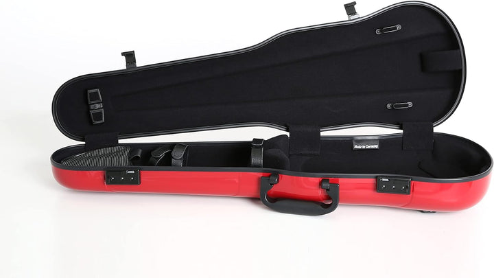 GEWA Violinformetui AIR 1.7 rot hochglanz, mit zusätzlichem Seitengriff, Made in Germany mit zusätzl
