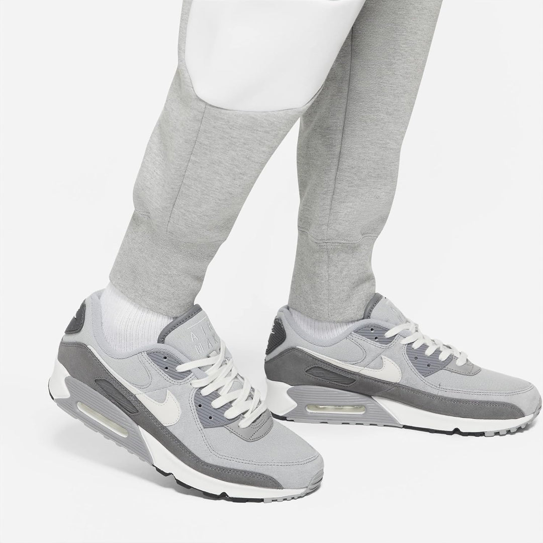 Nike Sportswear Swoosh Herren Hose L Grau/Weiss, L Grau/Weiss