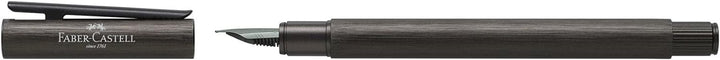 Faber-Castell 146251 - Füller Neo Slim Aluminium, Federbreite F, gunmetal Federbreite F gunmetal, Fe