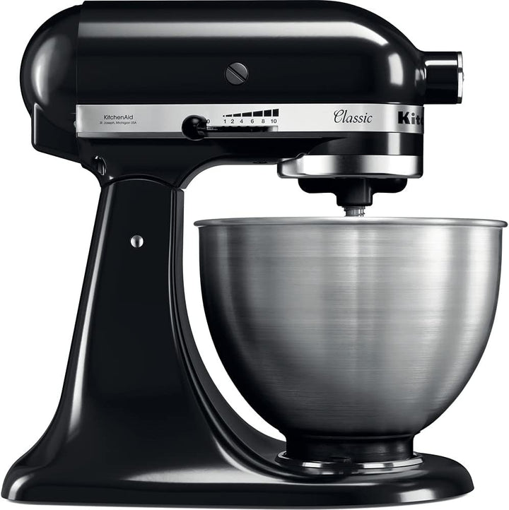 Kitchenaid Küchenmaschine Kippbarer Motorkop 5K45SSEOB, Metall, 4.3 Liter, Onyx Schwarz, Küchenmasch