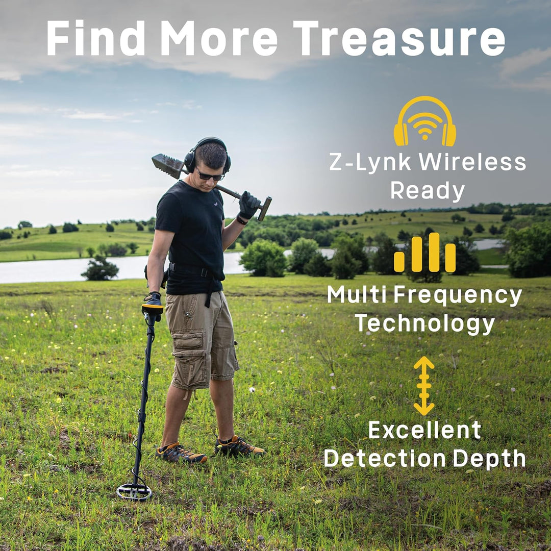 Garrett ACE APEX-Detektor mit 6 x 11 DD Viper-Suchspule, Z-Lynk-Kopfhörer, Pro-Pointer bei Z-Lynk un