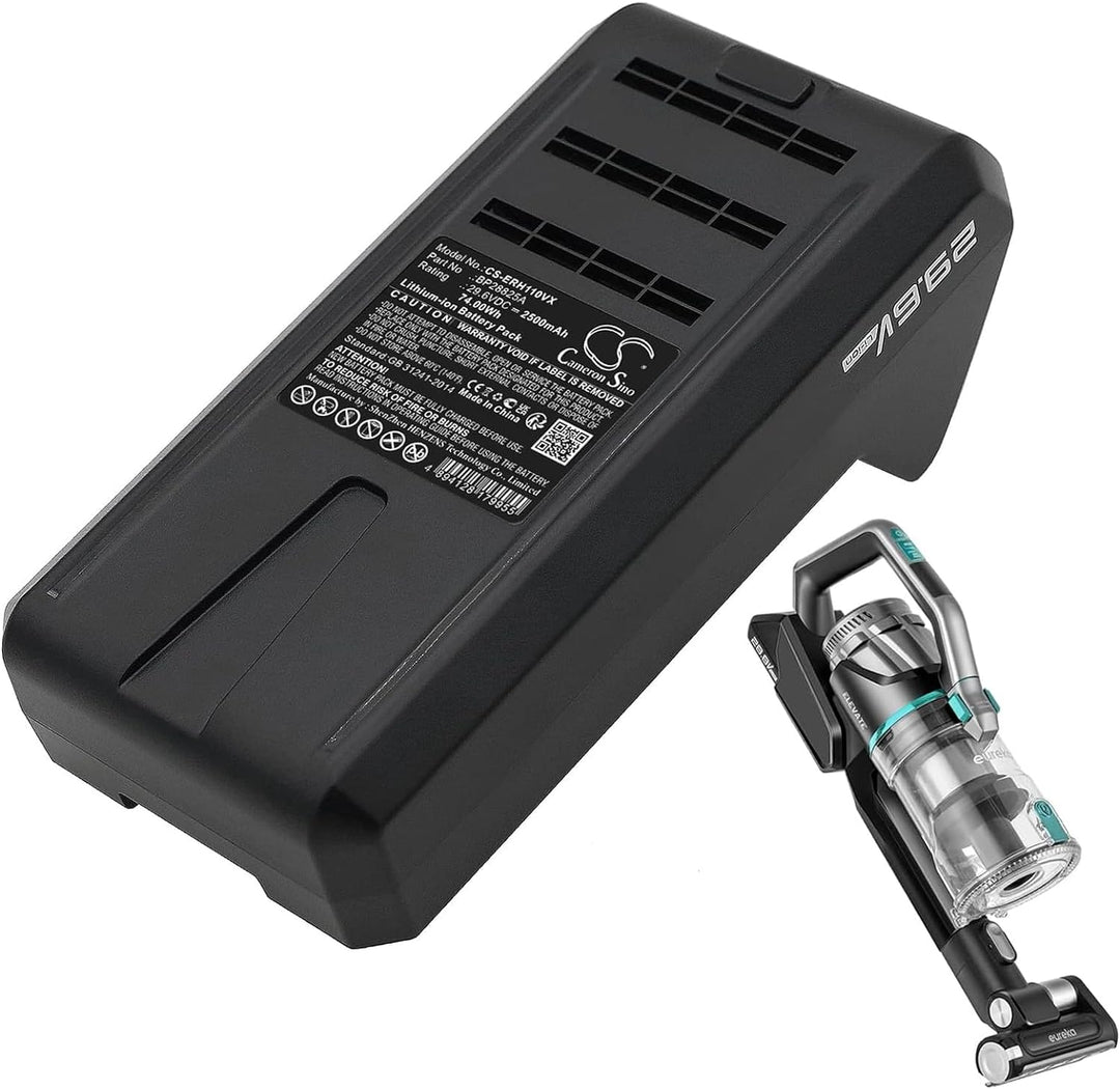 29.6V 2500mAh Ersatz Akku fĂŒr Eureka H11, H11 Handheld Cordless Vacuum Cleaner, Part No. Eureka BP28