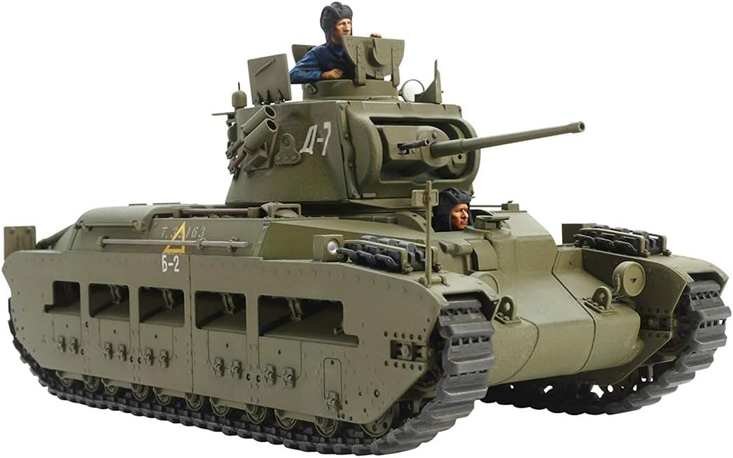 Tamiya 300035355 1:35 Brit. Pz Matilda Mk.III/IV Red Army,originalgetreue Nachbildung, Plastik Bausa
