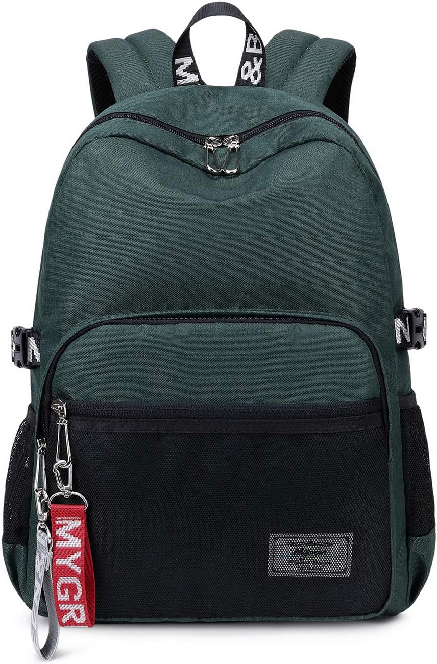 Mygreen Rucksack Damen Schulrucksack Mädchen Teenager Laptop Rucksack Daypack für 14 Zoll Laptop, wa