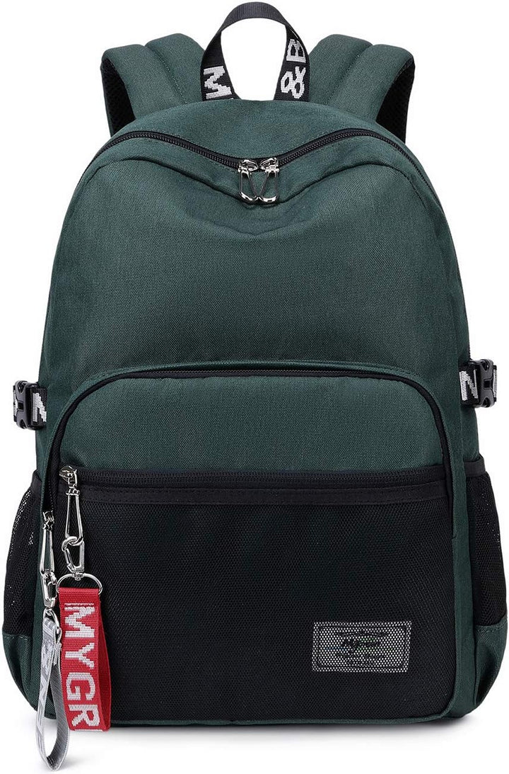 Mygreen Rucksack Damen Schulrucksack Mädchen Teenager Laptop Rucksack Daypack für 14 Zoll Laptop, wa