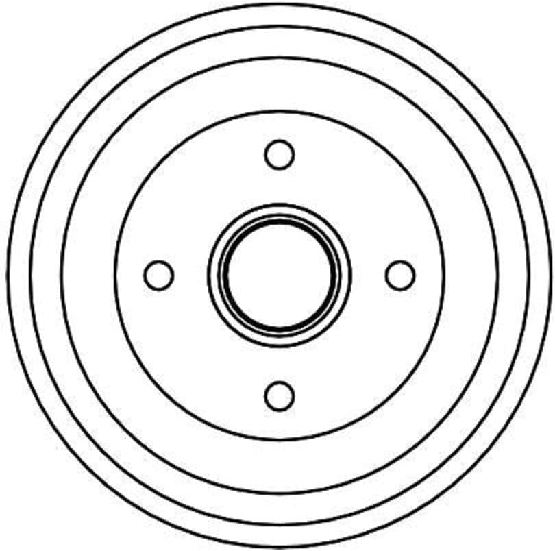TRW Automotive AfterMarket DB4308 Bremstrommel
