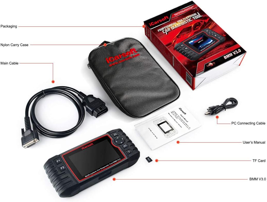 Icarsoft OBD II Diagnosetool BMM V3.0 icbmm3 Passend für (Auto-Marke): BMW, Mini, Rolls-Royce 1St.