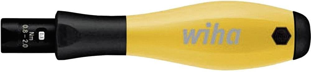 Wiha einstellbarer Drehmoment-Schraubendreher TorqueVario®-S ESD 0,8-5 Nm, hörbares Klicksignal beim