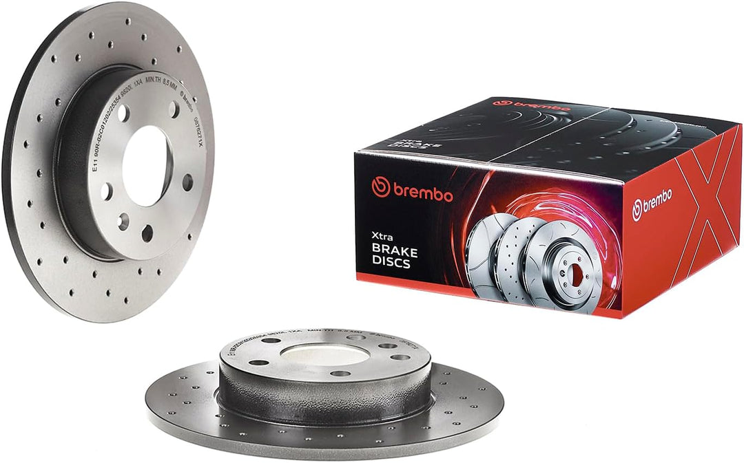 BREMBO 08.7627.1X Bremsscheibe Scheibenbremsen, Bremsscheiben (x2)