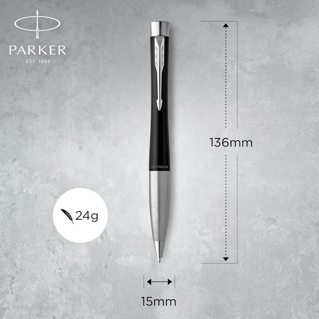 PARKER 2150858 Kugelschreiber URBAN Muted Black C.C. M Schwarz