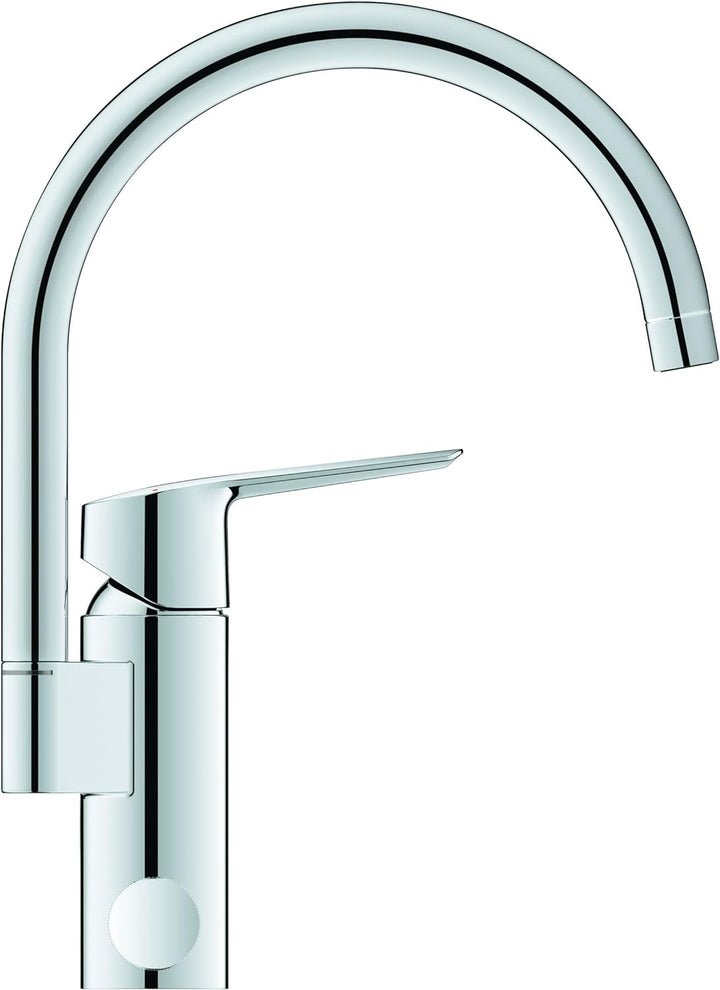 GROHE Start - Einhand-Spültischarmatur (wassersparend, Einlochmontage, Schnellbefestigungssystem), c