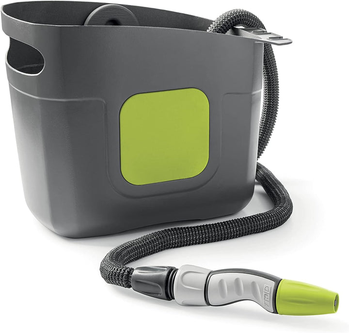 G.F. SRL, Aquapop Grey Pro 15, selbstverlängernder Gewebeschlauch Made IN Italy, mit starrem Kunstst