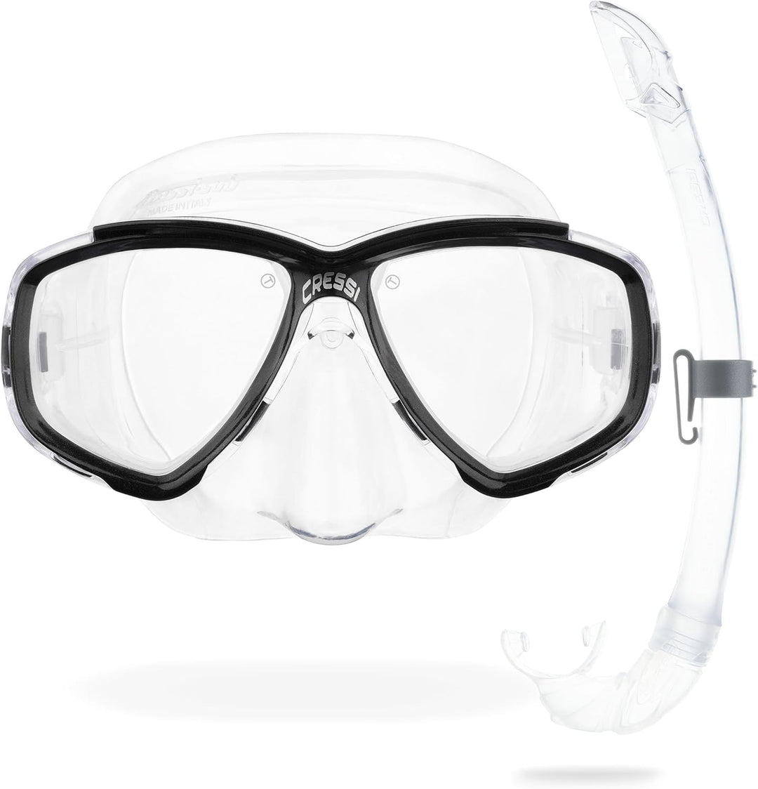 Cressi Perla - Unisex Erwachsene Schnorchelmaske oder Schnorchelset Perla Maske + Schnorchel Mexico,