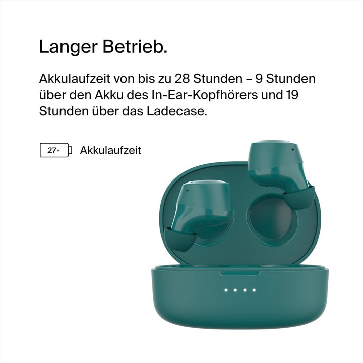 Belkin SoundForm Bolt True Wireless In-Ear-Kopfhörer, kabelloser Kopfhörer mit Mikrofon, Akkulaufzei