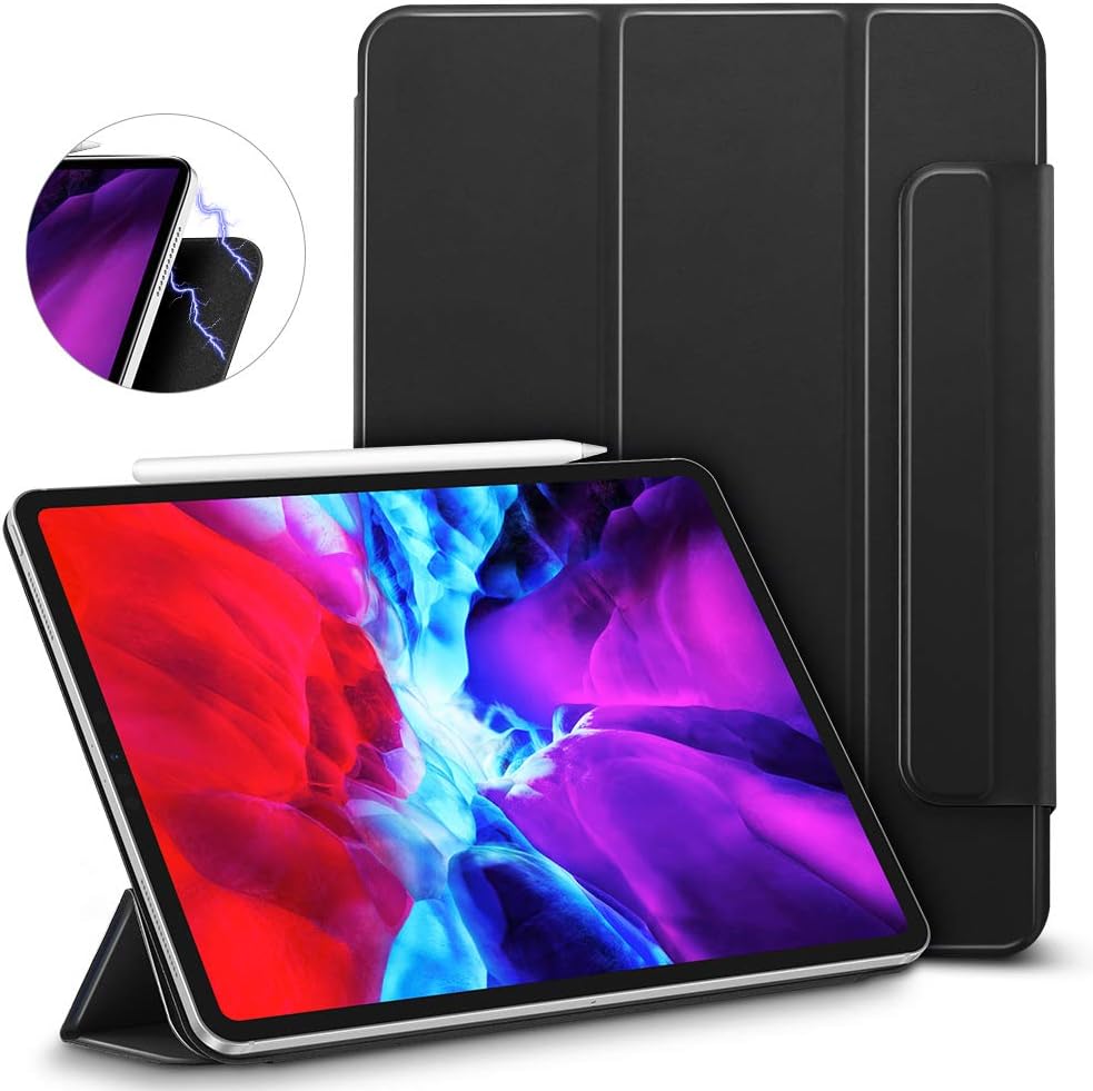 ESR für iPad Pro 12,9 Zoll Hülle 2022/2021/2020 (6./5./4. Generation), Starke Magnetbefestigung, Tri