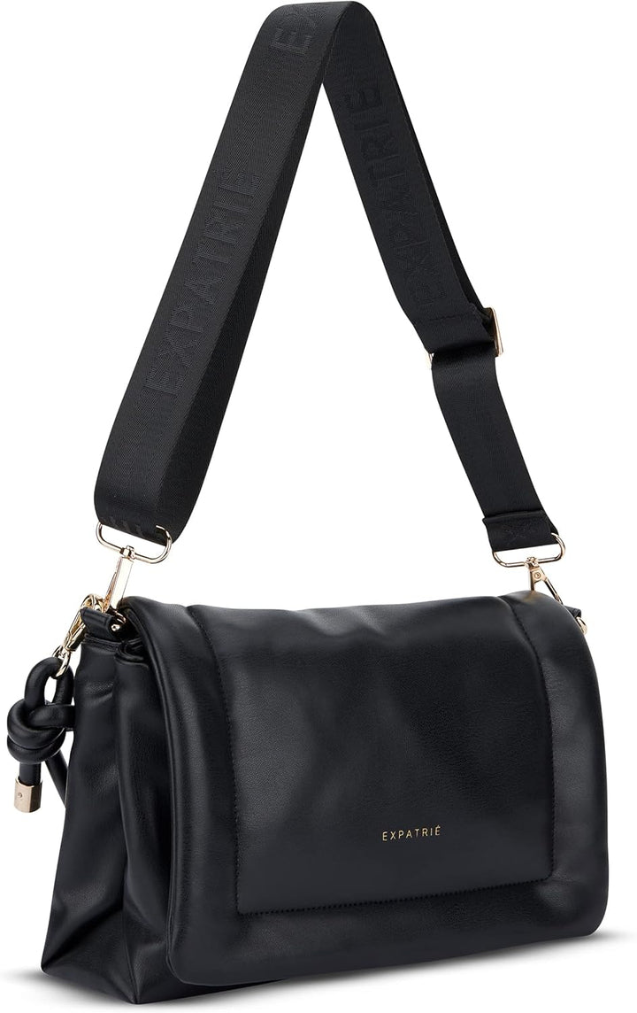 Expatrié Umhängetasche Damen - Zoe Medium - Stylische Handtasche aus Veganem Leder - Elegante Crossb