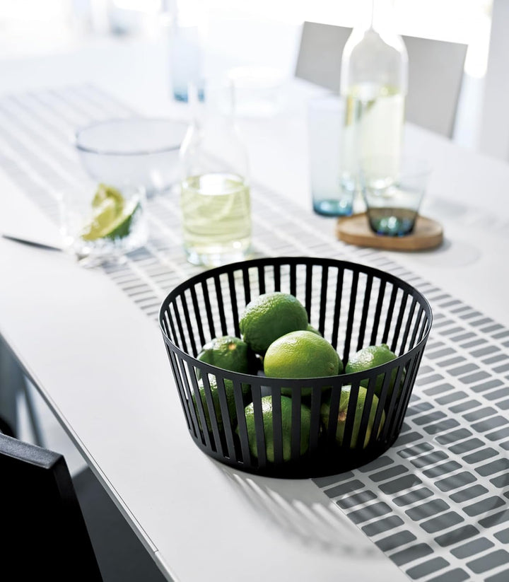 Fruit basket deep - Tower - black Schwarz, Schwarz