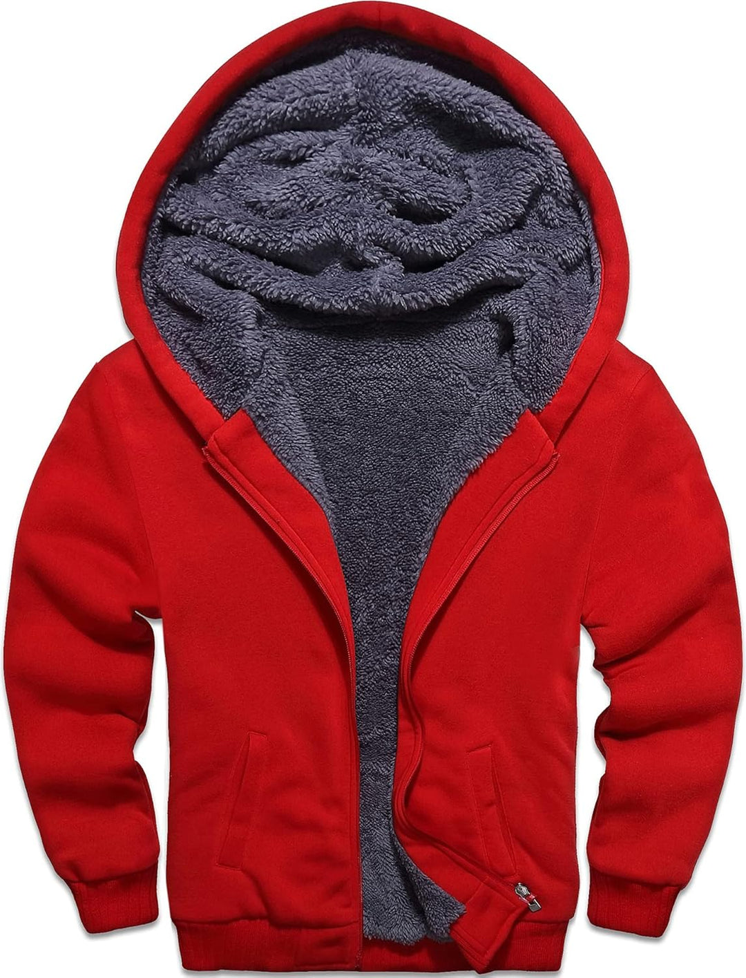 LLdress Fleecejacke Jungen Kapuzenpullover Mit Zipper Kinder Hoodie JungnsWarm Kapuzenjacke Causal W