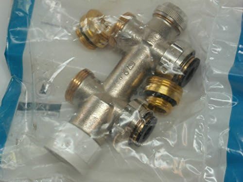 Oventrop Multiblock T Anschlussarmatur Durchgang mit Voreinstellung DN 15 (1/2") 50 mm