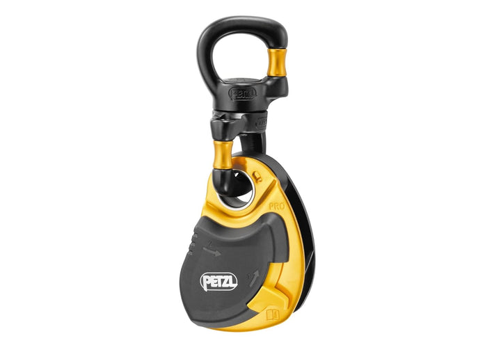 PETZL P58 SO P58 SO Open Sicherheitsdrehgelenk mit versiegeltem Kugellager, Gelb/Schwarz