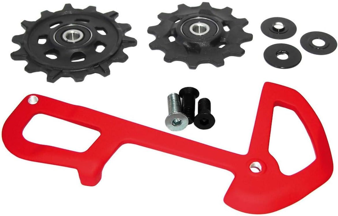 Schaltungsrädchen und Innenkäfig SRAM EAGLE X01 #11.7518.078.000 / 11.7518.078.010 rot, rot